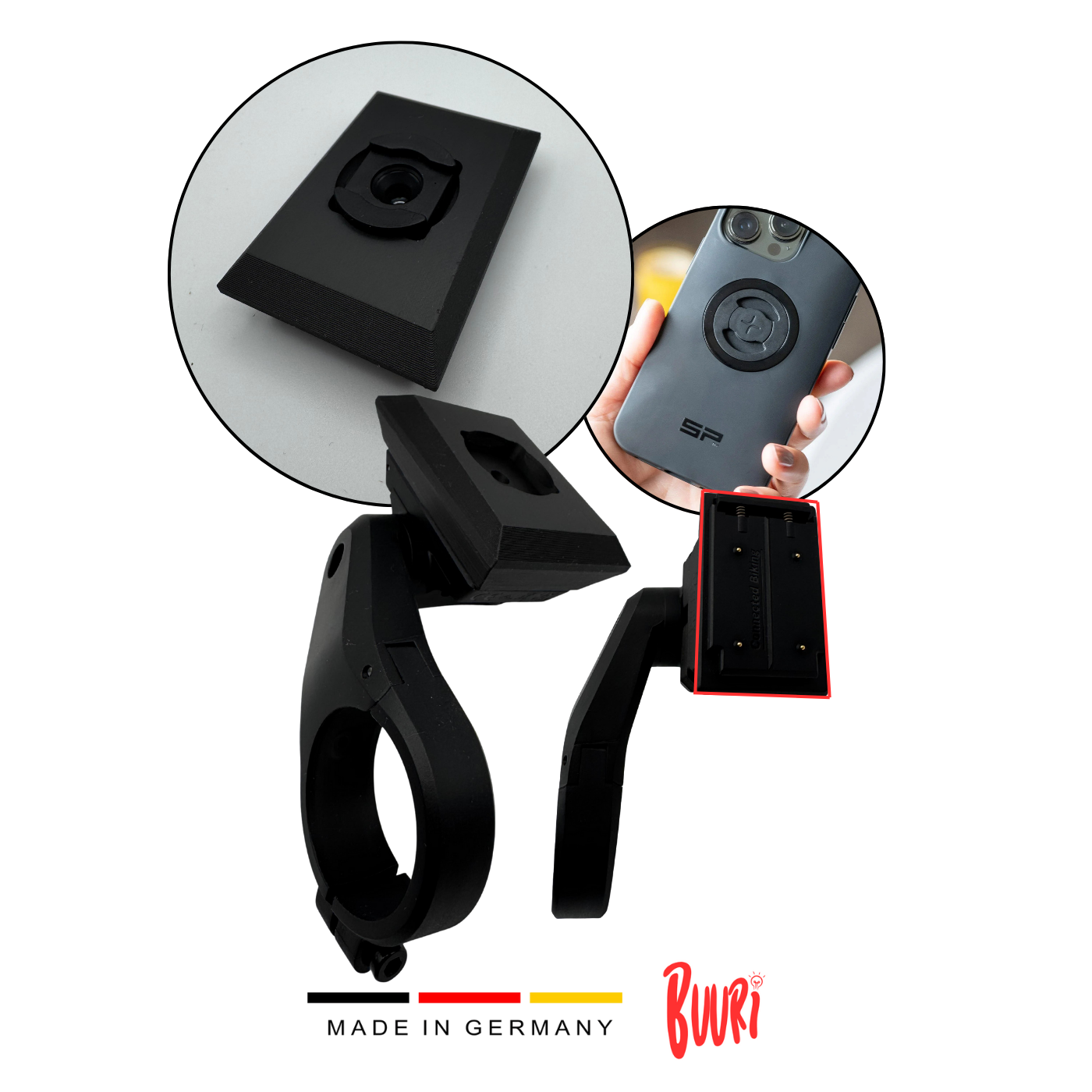 SP Connect Adapter für Bosch 1-Arm Halterung KIOX / Smartphone GRIP SPC+