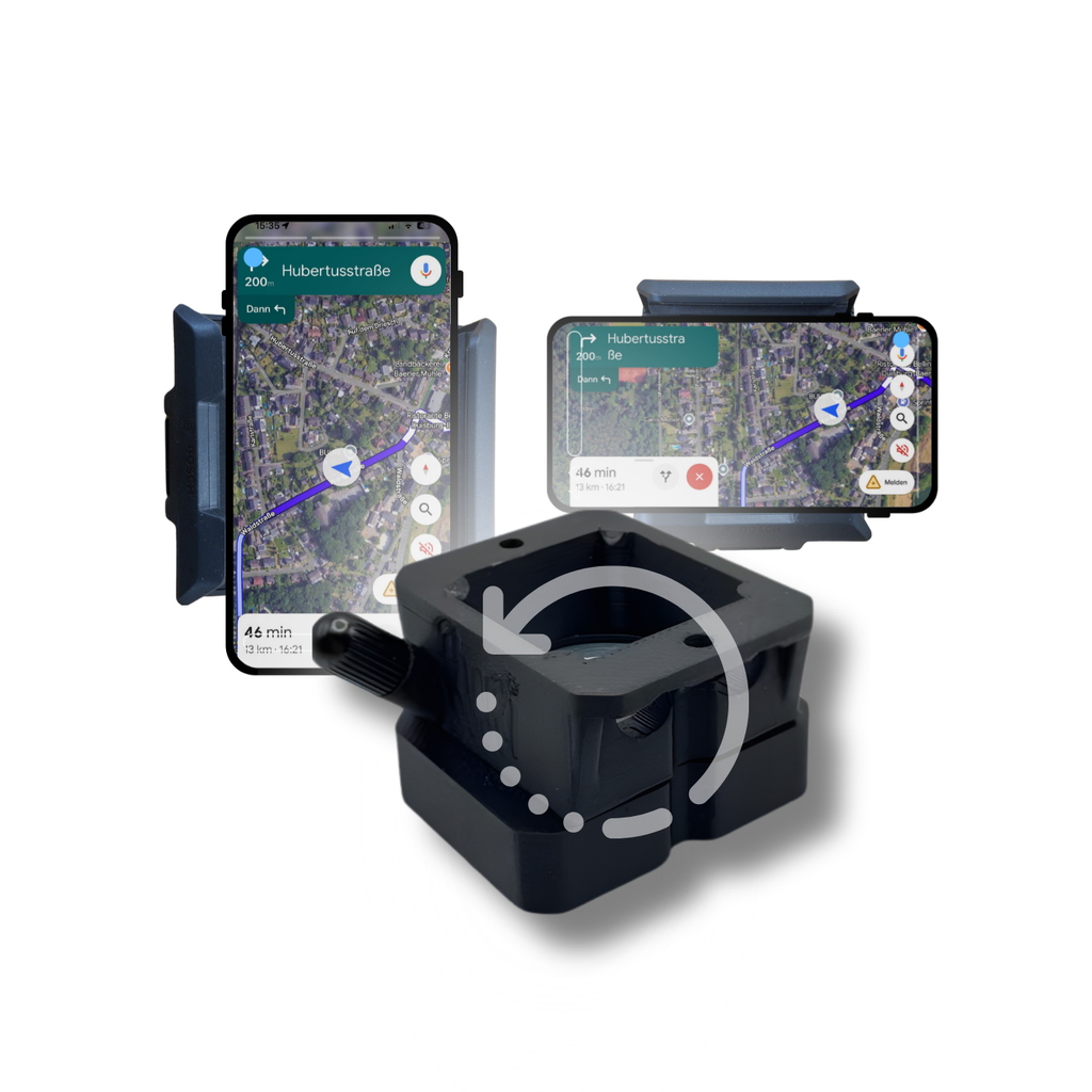 Werkzeuglos Drehbarer 90 Grad Adapter passend für Bosch Smartsystem/Smartphone Grip & KIOX 300/500