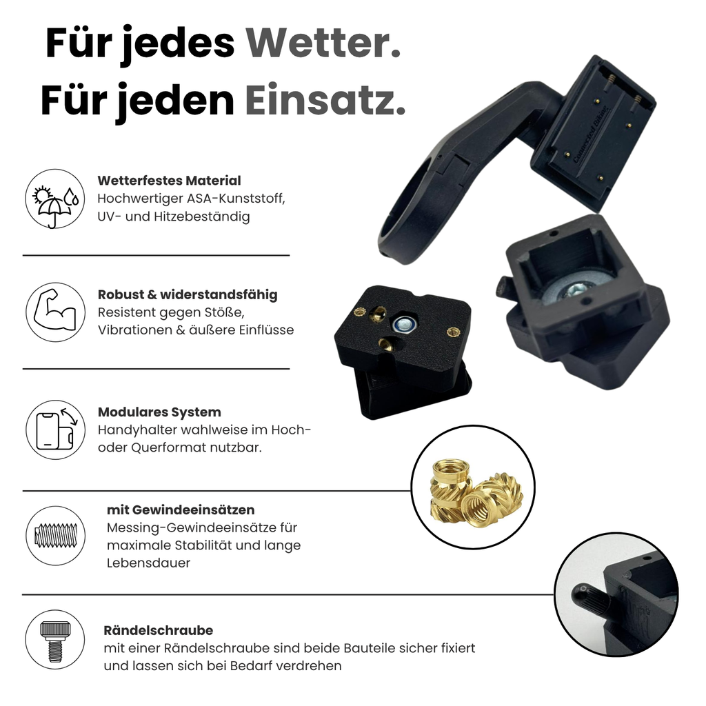 Werkzeuglos Drehbarer 90 Grad Adapter passend für Bosch Smartsystem/Smartphone Grip & KIOX 300/500