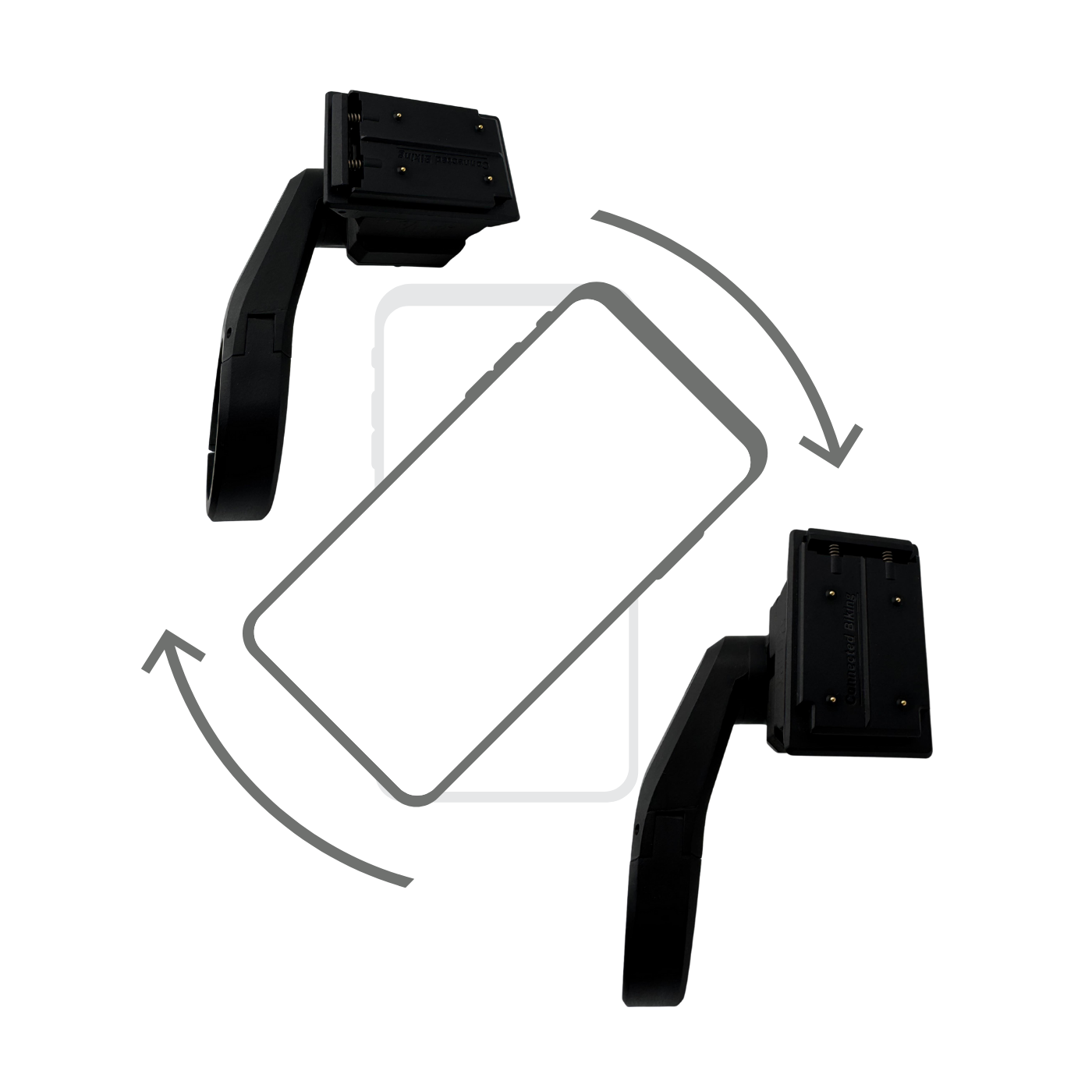 Werkzeuglos Drehbarer 90 Grad Adapter passend für Bosch Smartsystem/Smartphone Grip & KIOX 300/500