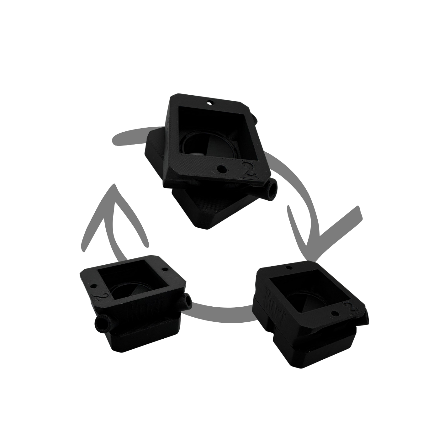 Werkzeuglos Drehbarer 90 Grad Adapter passend für Bosch Smartsystem/Smartphone Grip & KIOX 300/500