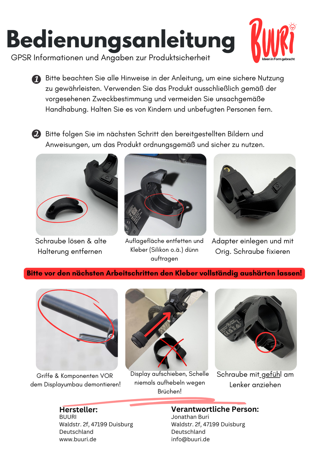 Reparatursatz Ersatz für Bosch Purion 200 Display