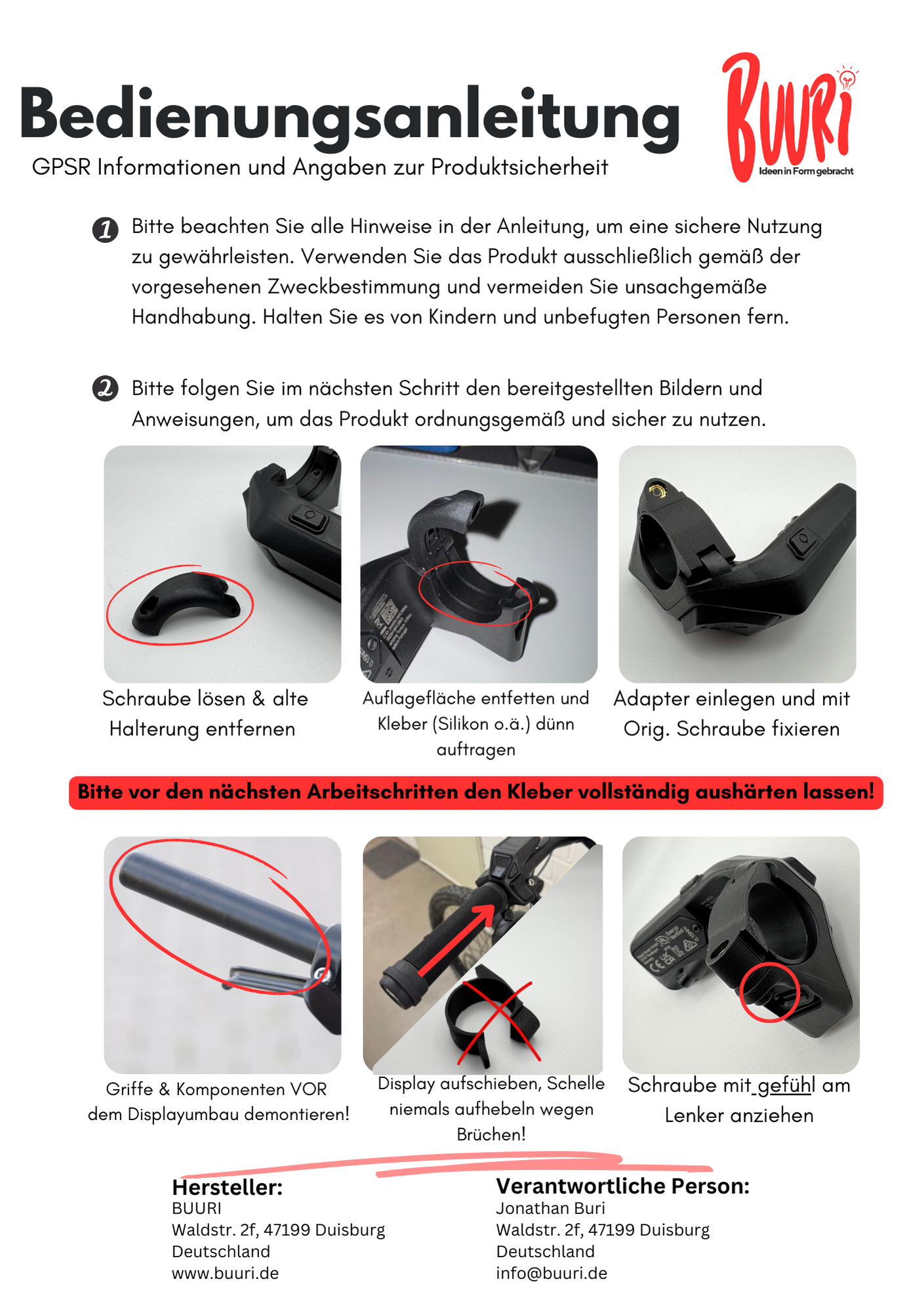 Reparatursatz Ersatz für Bosch Purion 200 Display